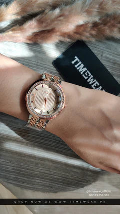 Ladies Elegant Watches – Rose Gold, Crystal & Two-Tone Styles