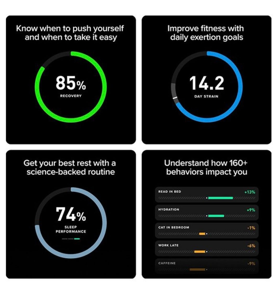 Whoop Life 5.0 MG Health and Fitness Tracker