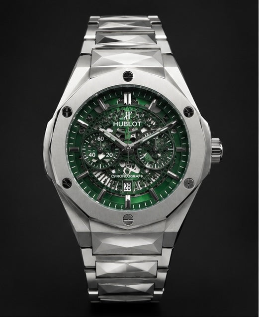 ⌚️Hublot Luxury Skeleton Watch – Silver Edition