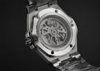 ⌚️Hublot Luxury Skeleton Watch – Silver Edition
